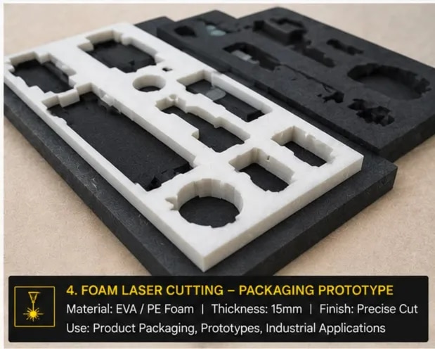 Foam Laser Cutting – Packaging Prototype image 1