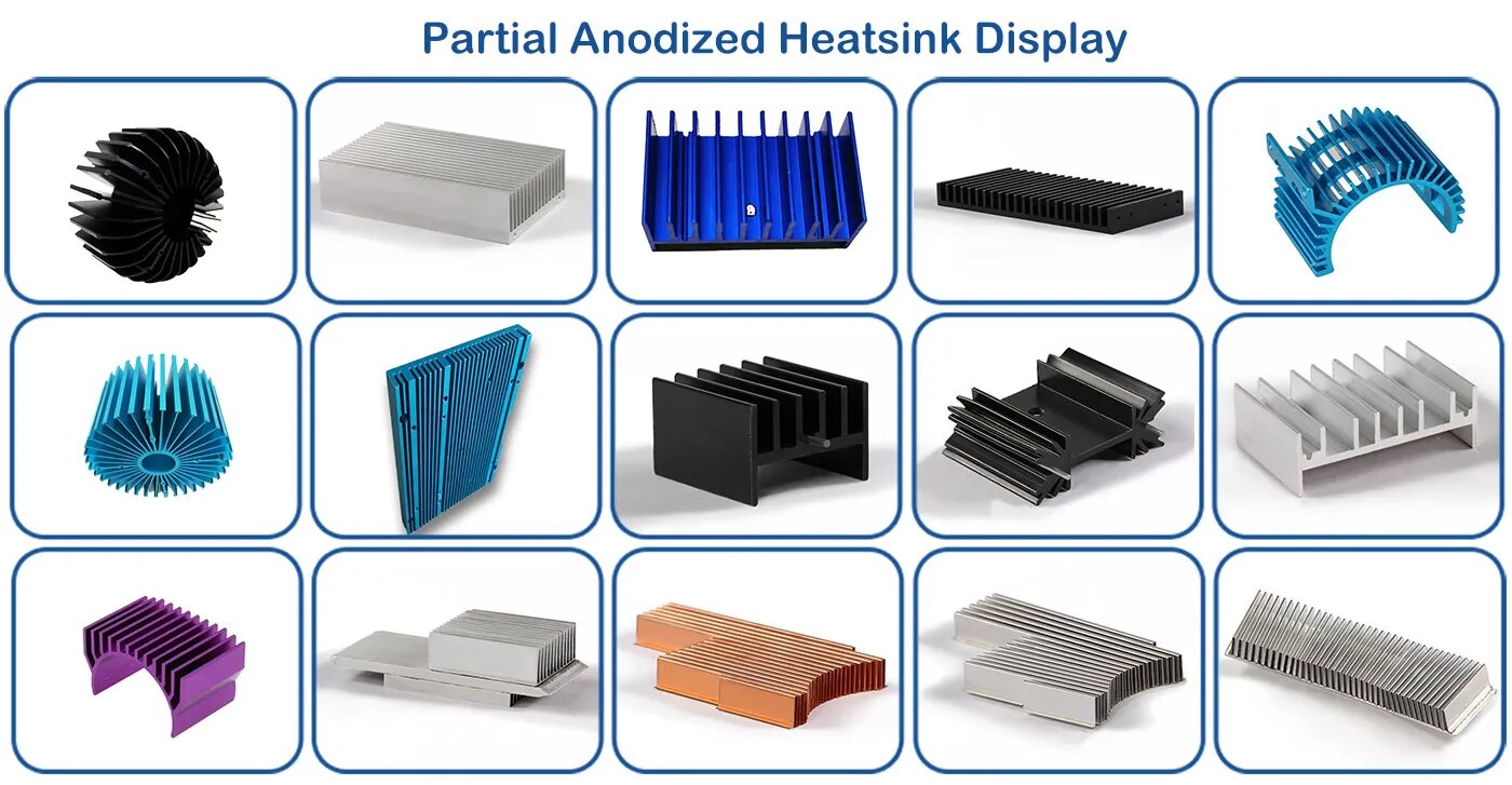 Fischer Elektronik Anodized Aluminum Heat Sink image 1