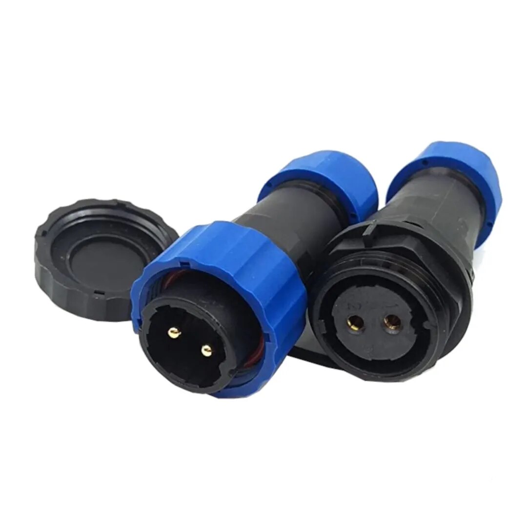 2 Pin Waterproof Inline Connector image 1