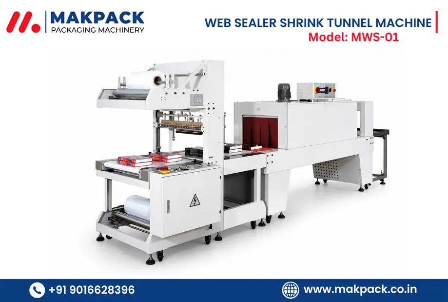WEB SEALER SHRINK TUNNEL MACHINE image 1