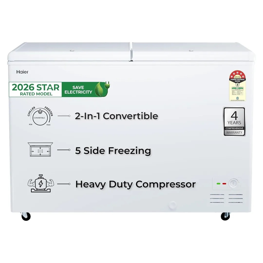 Haier Deep Freezer Hard Top HFC-410DPW5 image 1