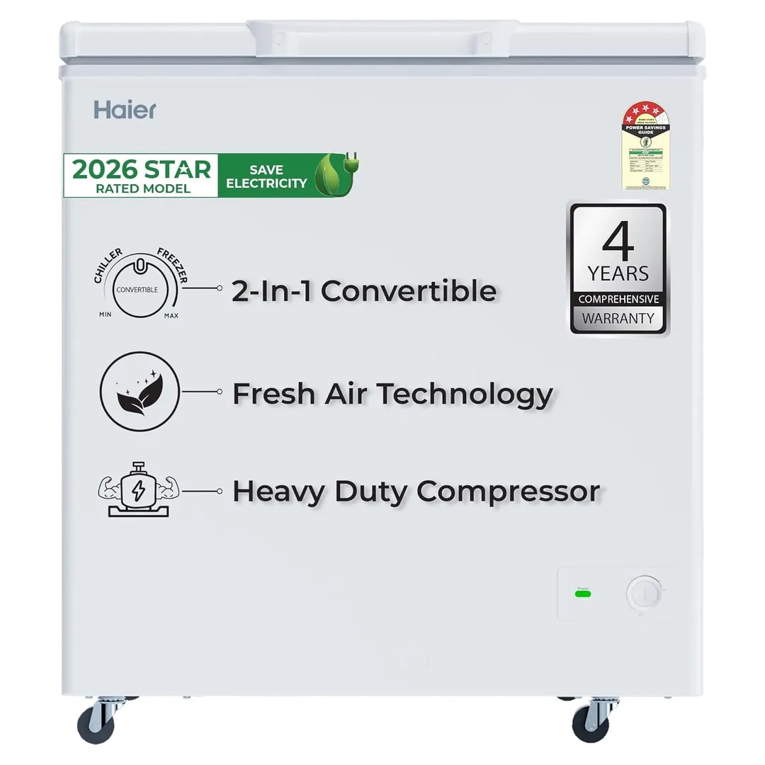Haier Deep Freezer Hard Top HFC-230SPW4 image 1