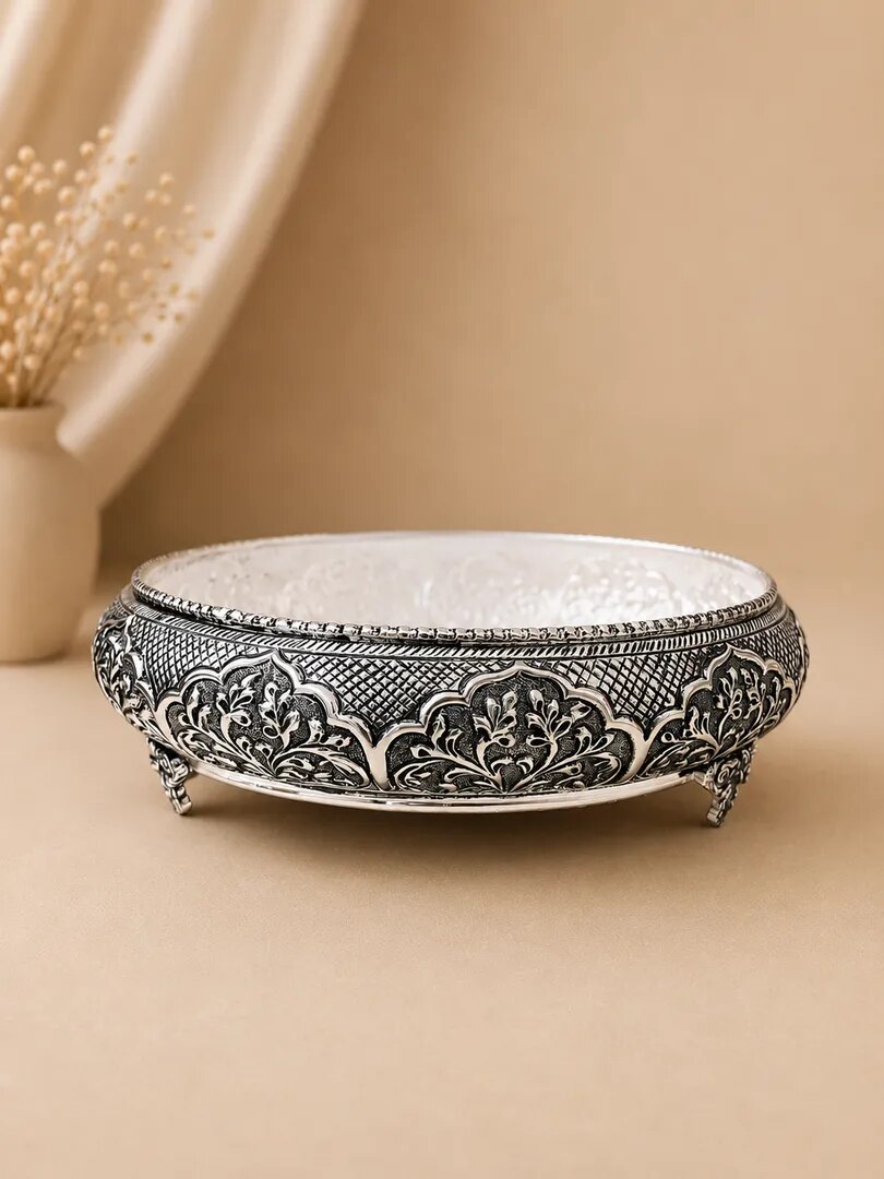 Silver Thambulam Plate image 1