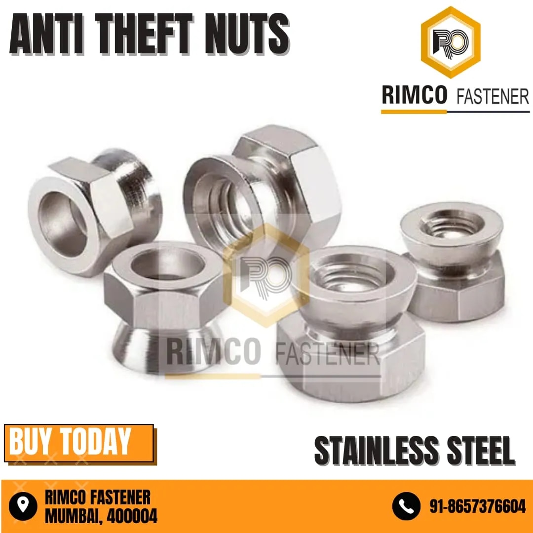 SS 304 ANTI-THEFT NUTS image 1