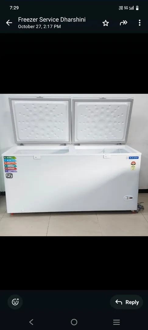 Flipkart Equal Price Blue Star Deep Freezer HT4-N575 Price Rs 32000 /- image 1