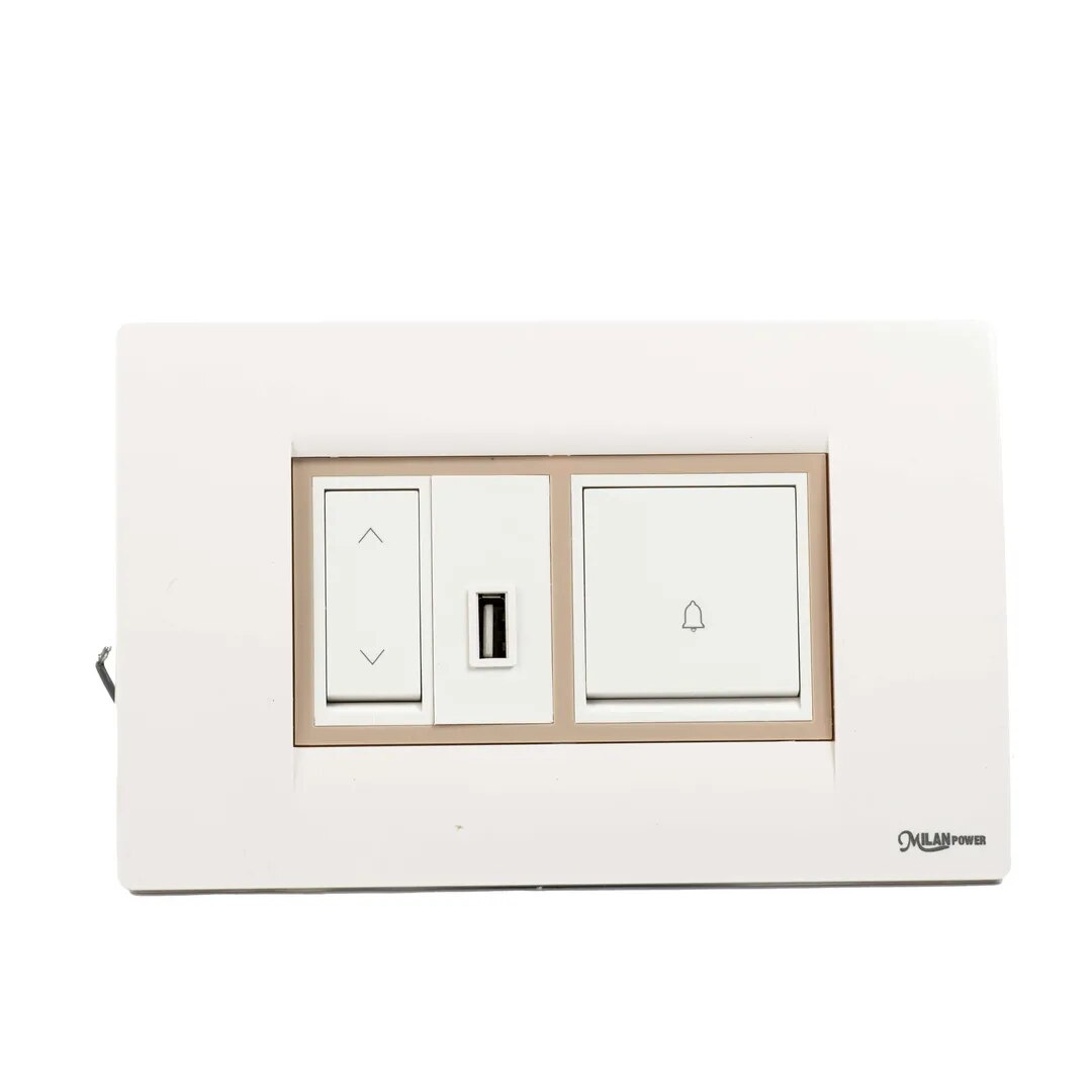 Milan Power Modular Plate Woody image 1