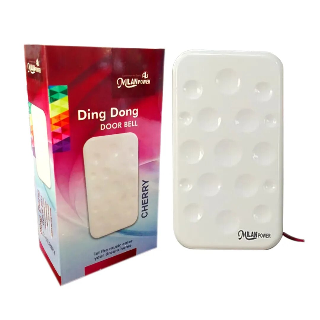 Milan Power Ding Dong Door Bell – Cherry image 1
