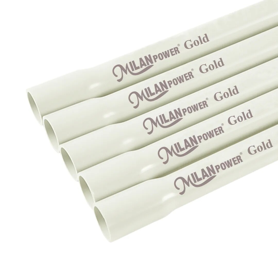 Milan Power 25.0 MM Gold PVC Conduit Pipes image 1