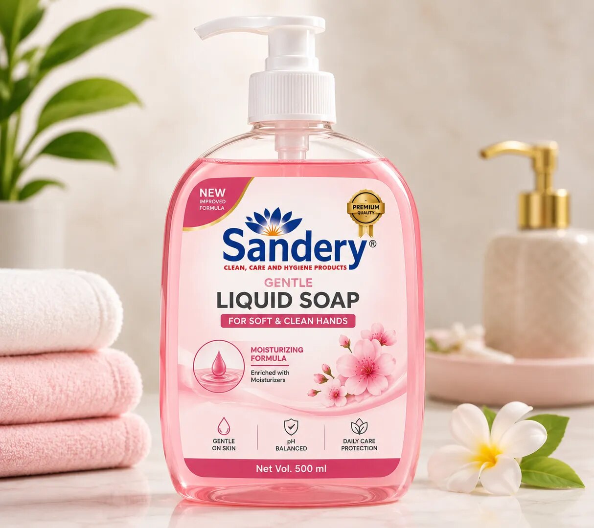 SANDERY GENTLE LIQUID SOAP image 1