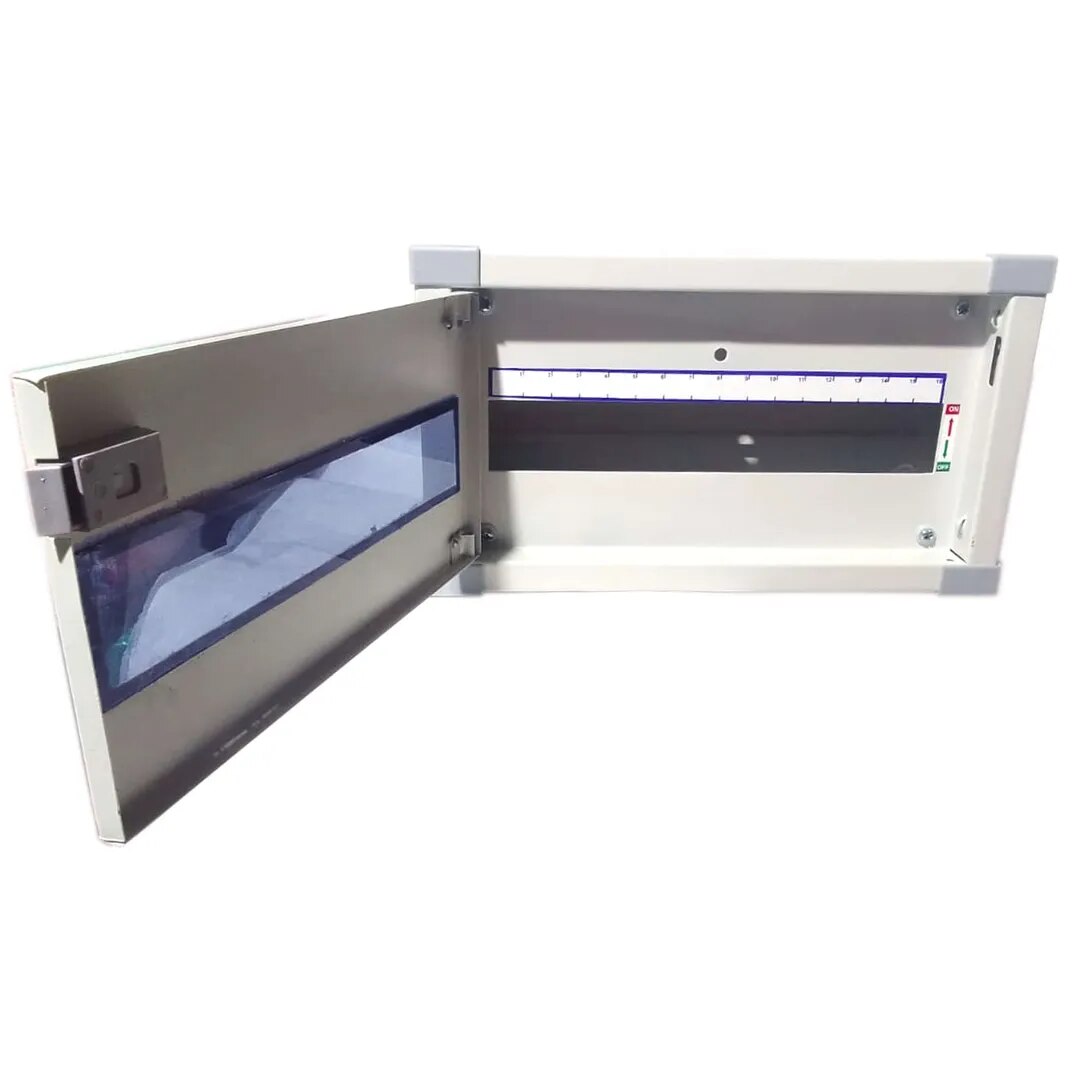 Milan Power 16 Way Double Door Metal M.C.B. Box image 1