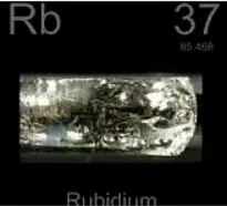 Rubidium Metal (Rb) in ampoules CAS CAS 7440-17-7 image 1