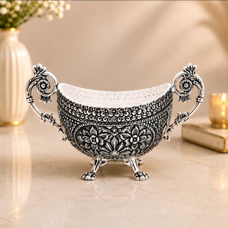 Silver Fruit Basket image 1