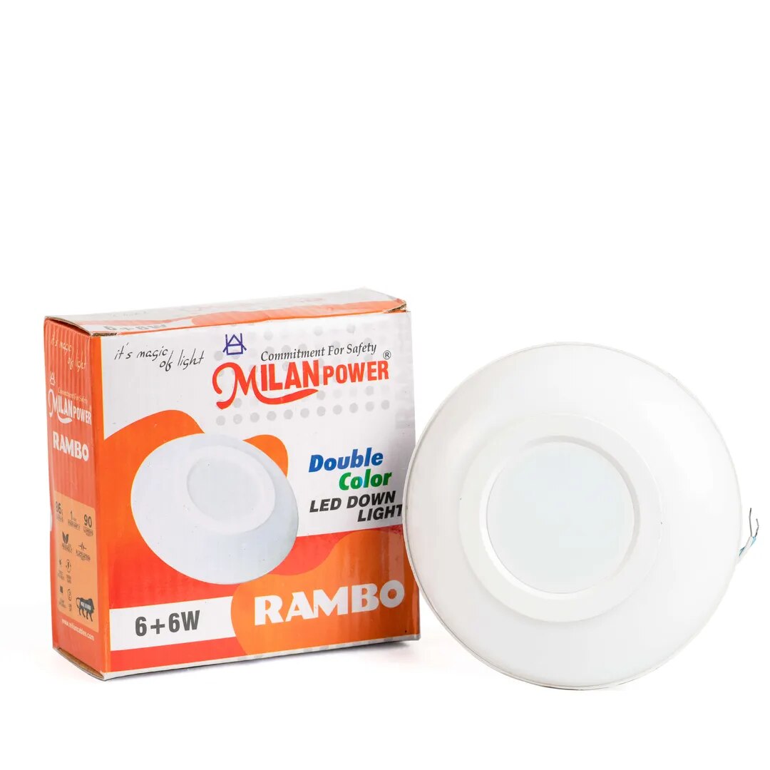6W + 6W RAMBO Double Colour LED Light image 1
