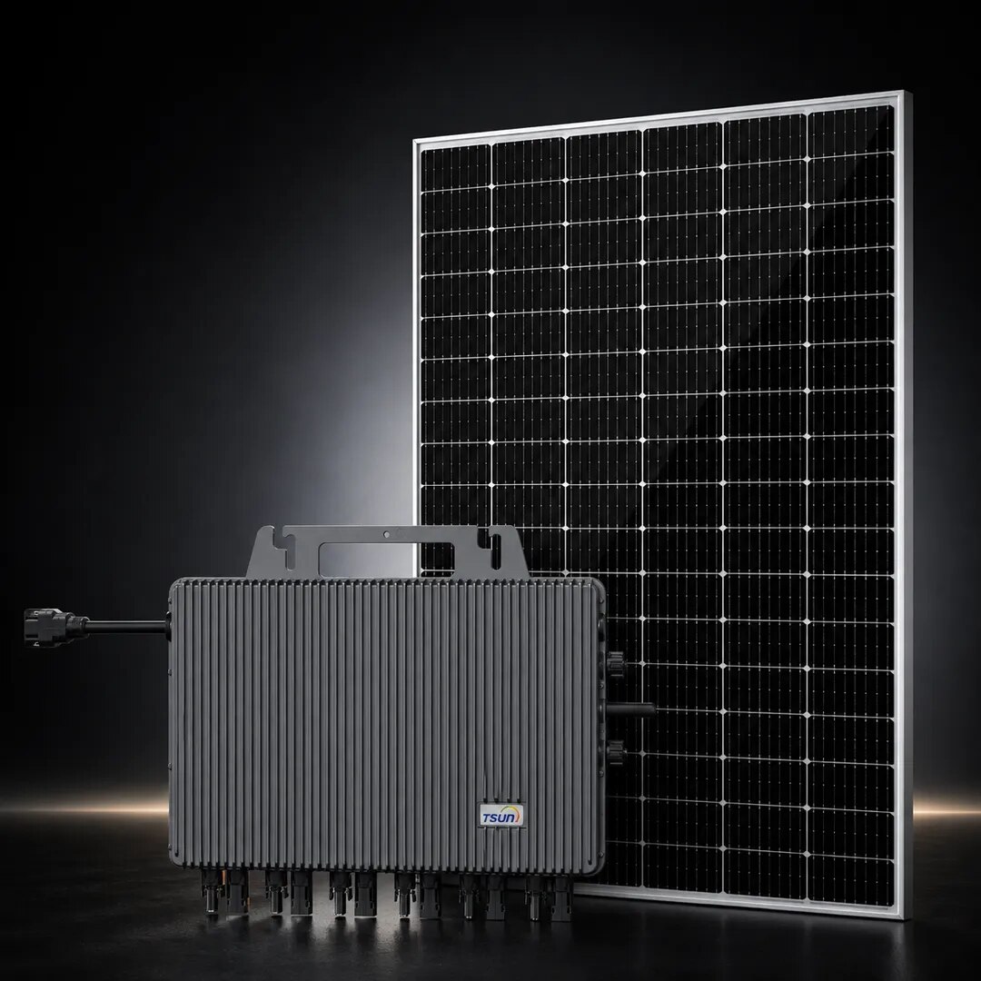 TSUN 3kW Single Phase Microinverter with 1 Meter Structure image 1