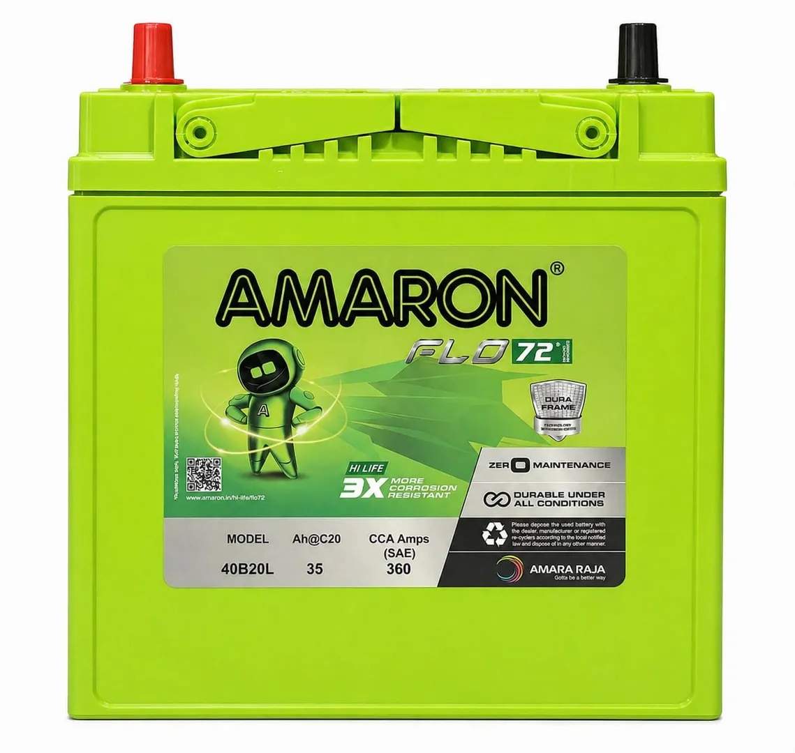 Amaron Flo 40B20L 72 Months Warranty Battery image 1