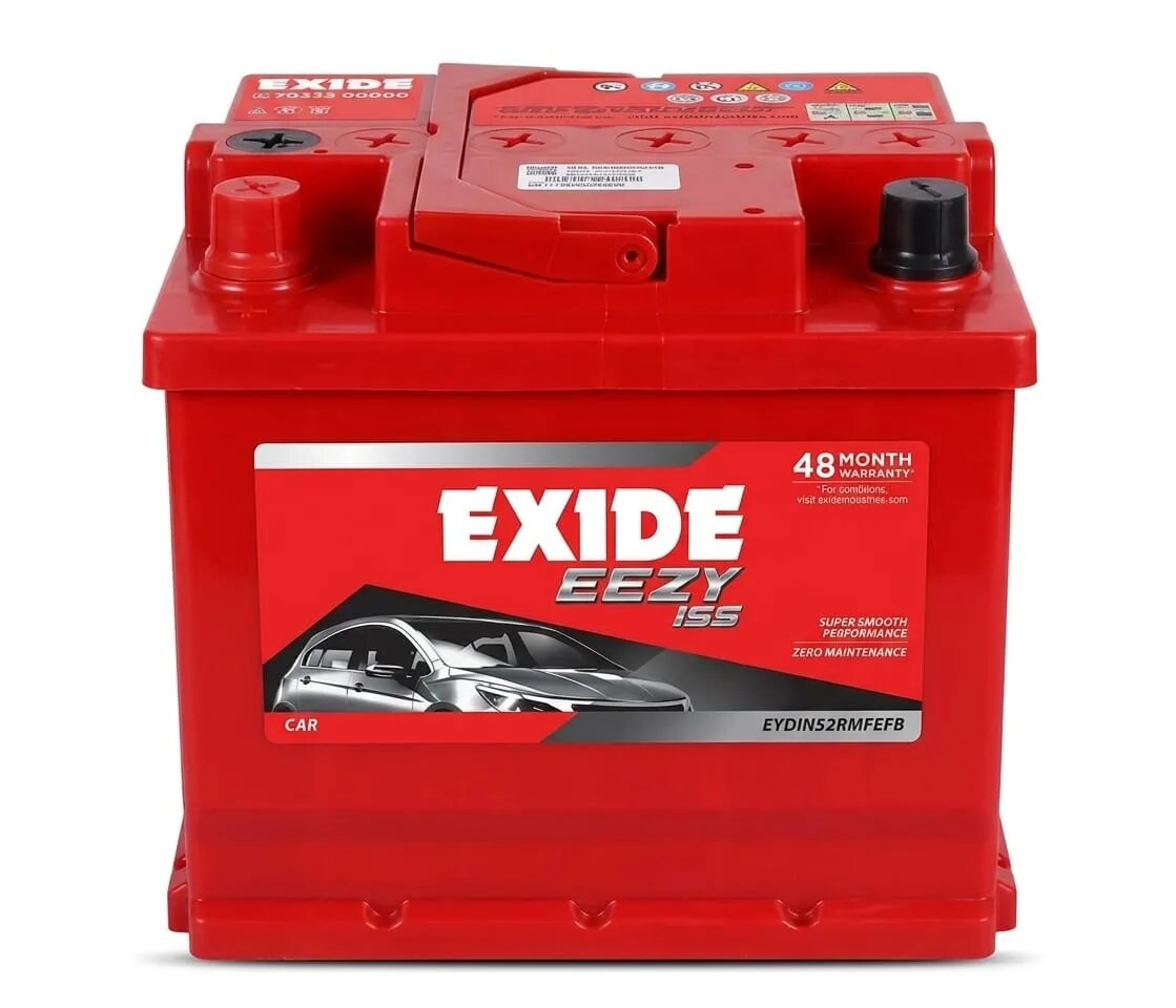 Exide EYDIN52RMF EFB 52Ah Car battery image 1