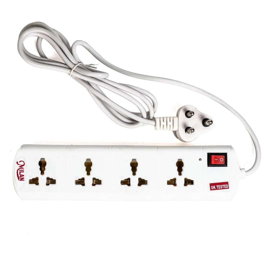 MILAN POWER 4+1 Fiber Body ECO Power Strip image 1