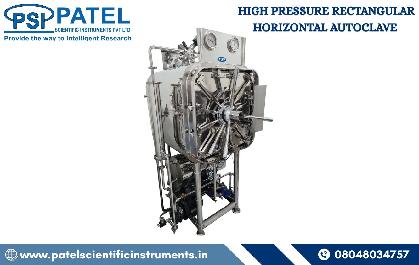 HIGH PRESSURE RECTANGULAR HORIZONTAL AUTOCLAVE image 1