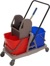 Multi Bucket Mop Cart image 1
