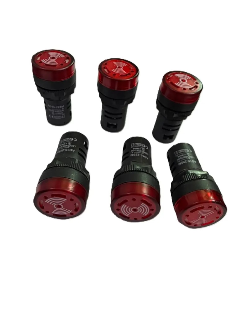 22mm LED Buzzer Indicator Plastic image 1