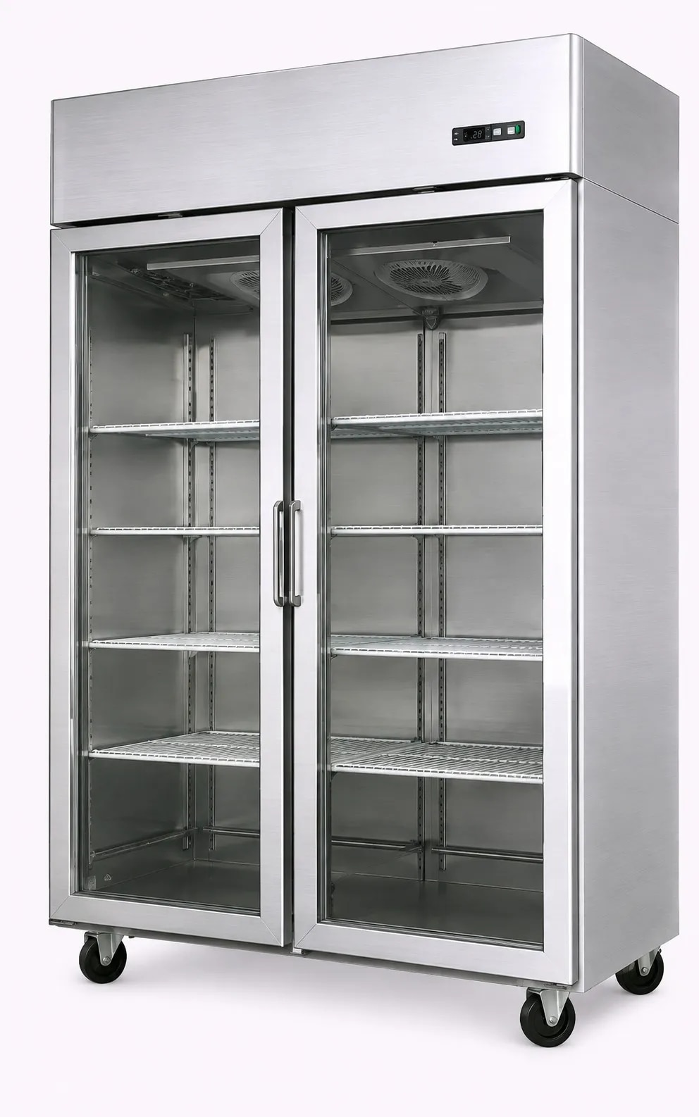 Double Glass Door Refrigerator image 1