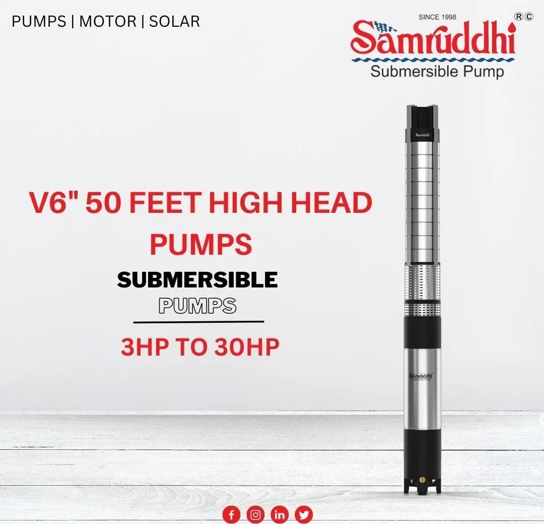v6 50feet submersible pumpsets image 1