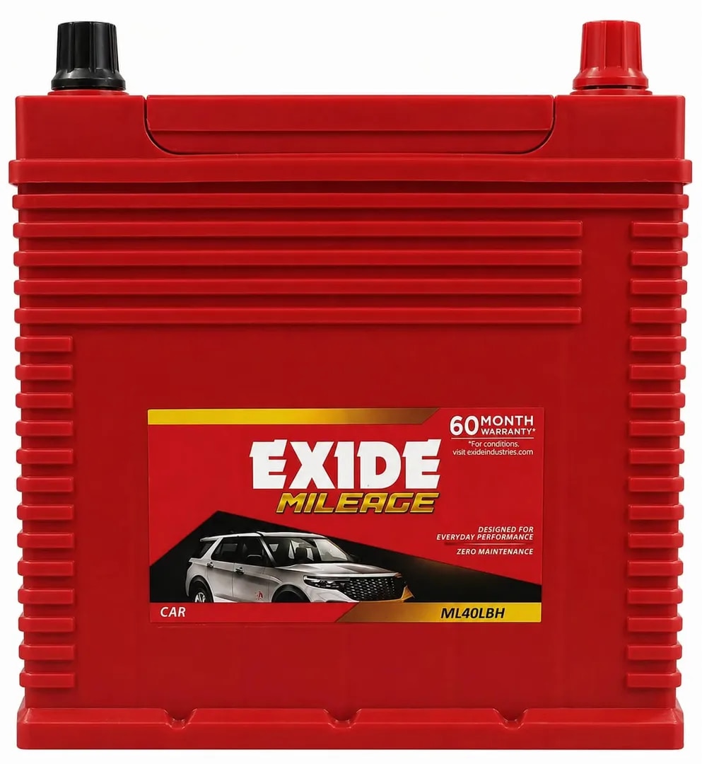 Exide Car Battery Mileage ML40RBH image 1