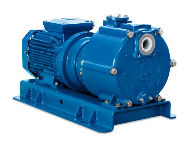 PFA-Lined Self-Priming Magnetic Drive Chemical Process Pump image 1
