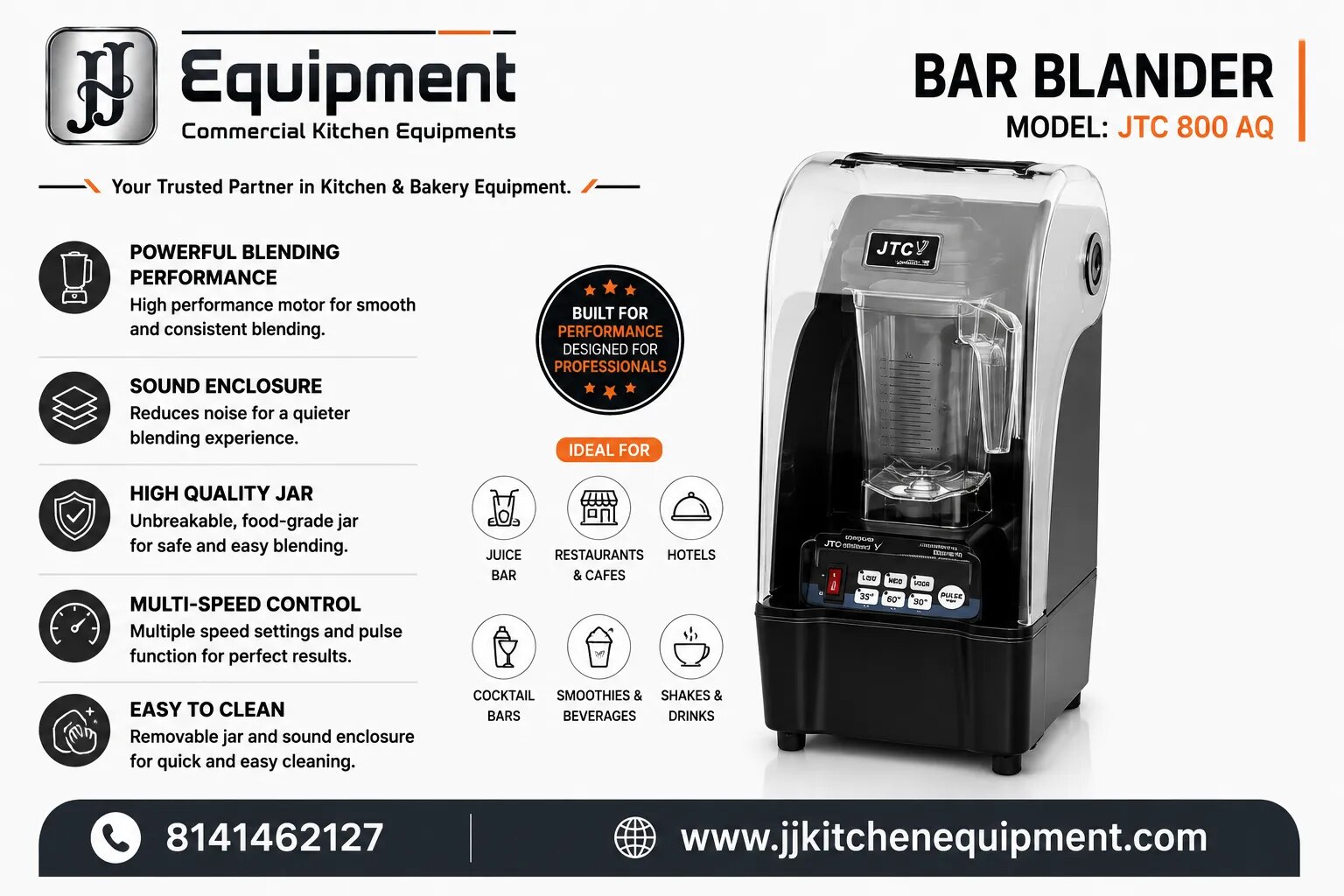 Bar Blander JTC 800 AQ image 1