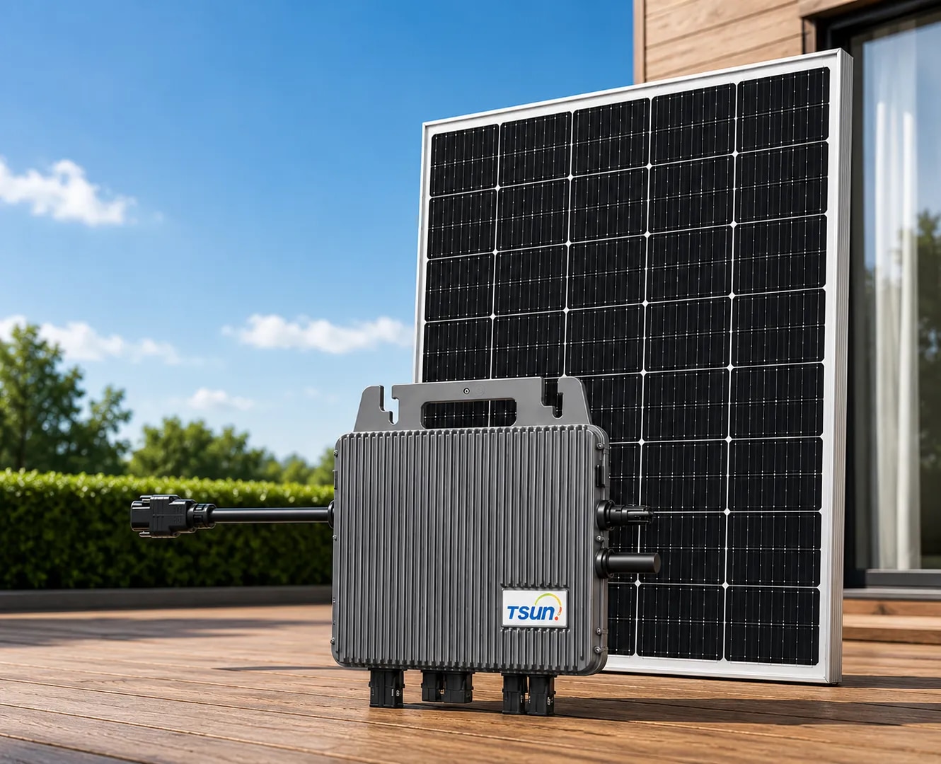 TSUN 3kW Single Phase Microinverter with 2 Meter Structure image 1