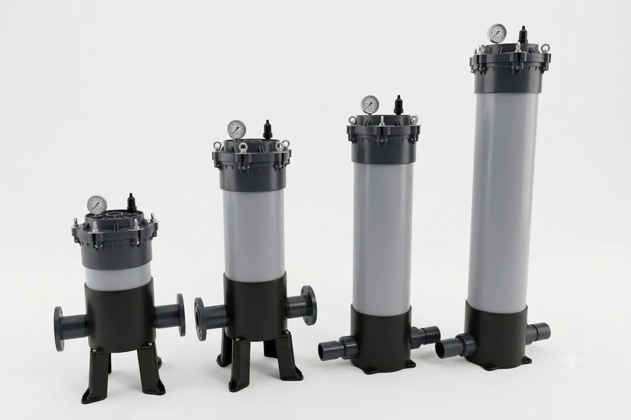 uPvc Cartridge filter housing image 1