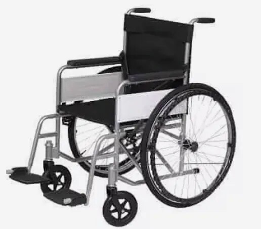 Stainless Steel Foldable Wheel Chair image 1