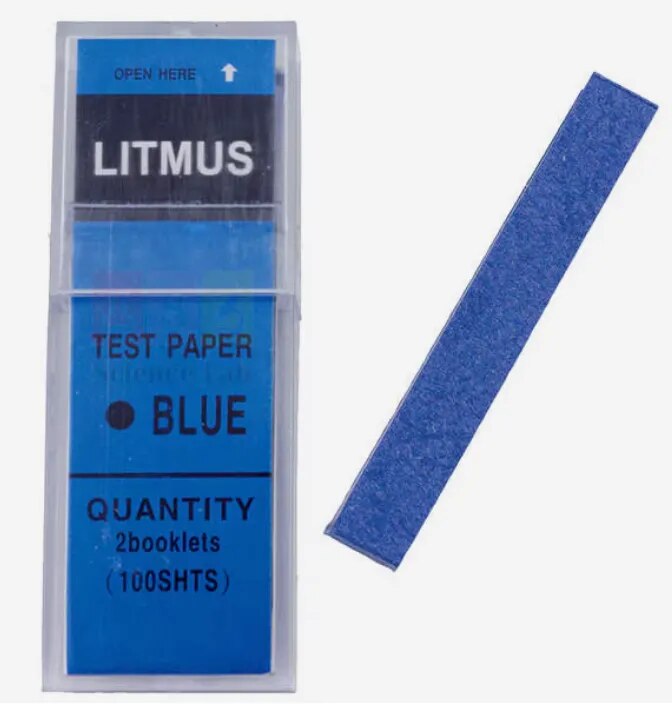 Science Lab Blue & Red Litmus Paper image 1