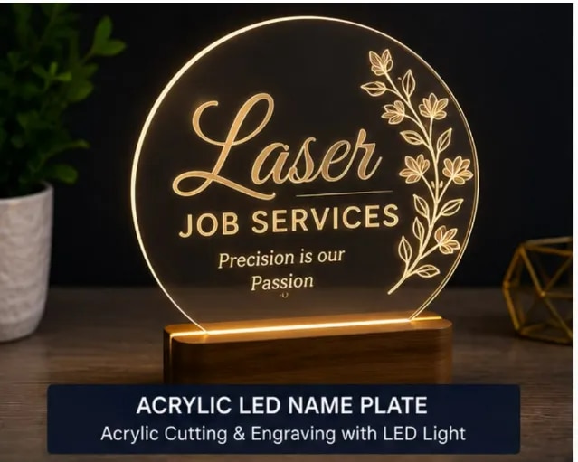 Acrylic LED Name Plate image 1
