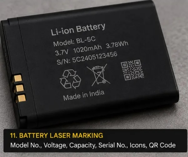 Battery Laser Marking image 1