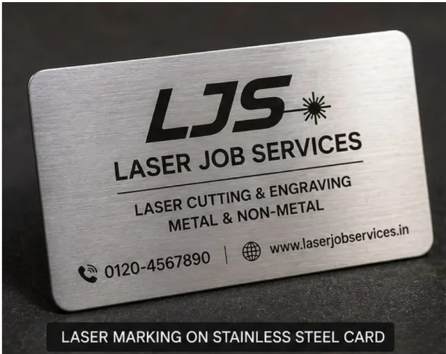 Stainless Steel Card Laser Marking image 1
