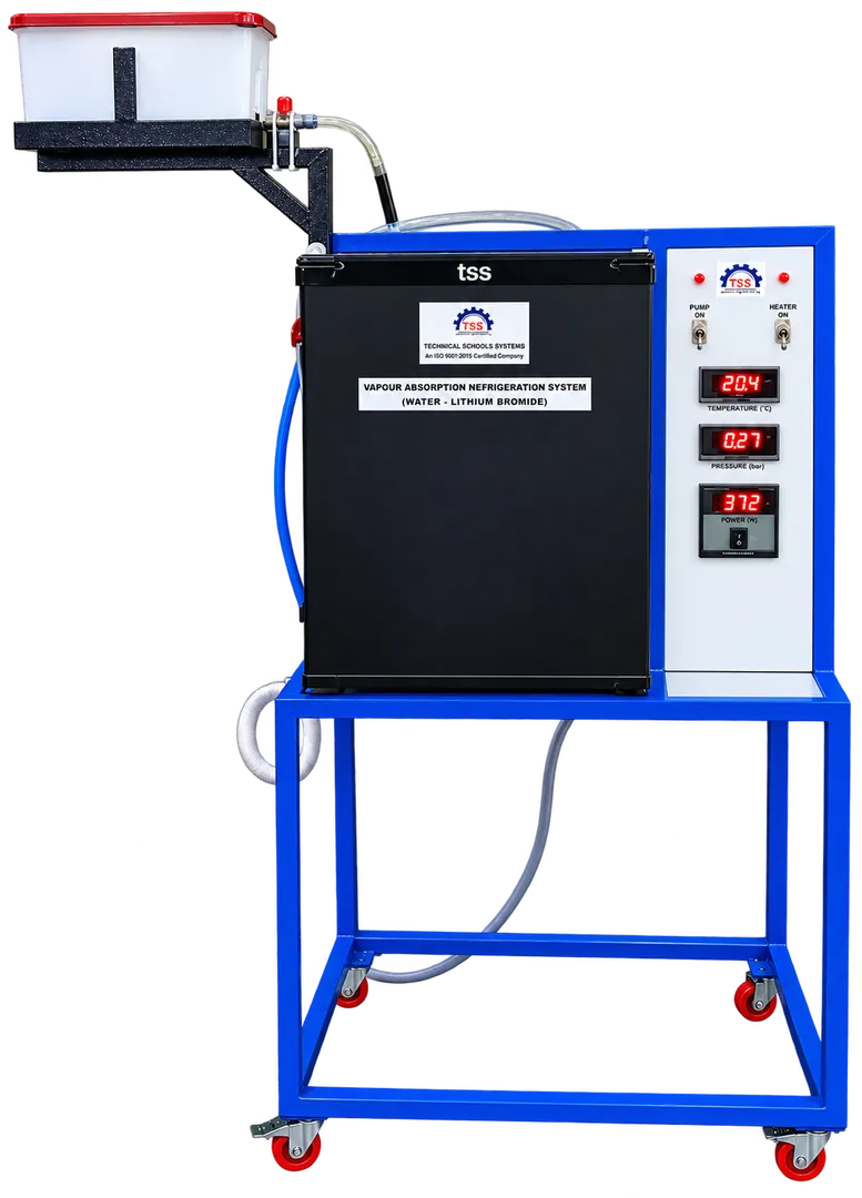VAPOUR ABSORPTION TYPE REFRIGERATION SYSTEM TRAINER image 1