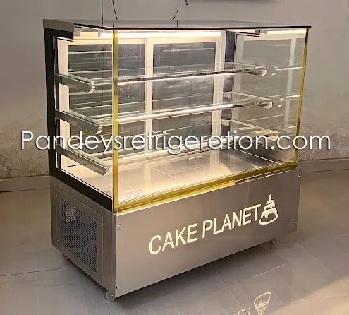 SS Cake Display Counter with Cooling System image 1