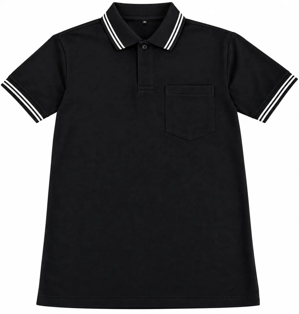 COTTON T-SHIRT BLACK image 1