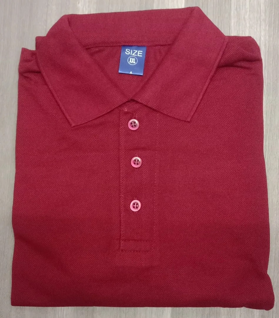 Cotton T-Shirt Maroon image 1