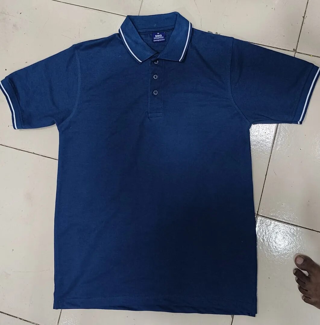 COTTON T-SHIRT RAMA BLUE COLOUR image 1