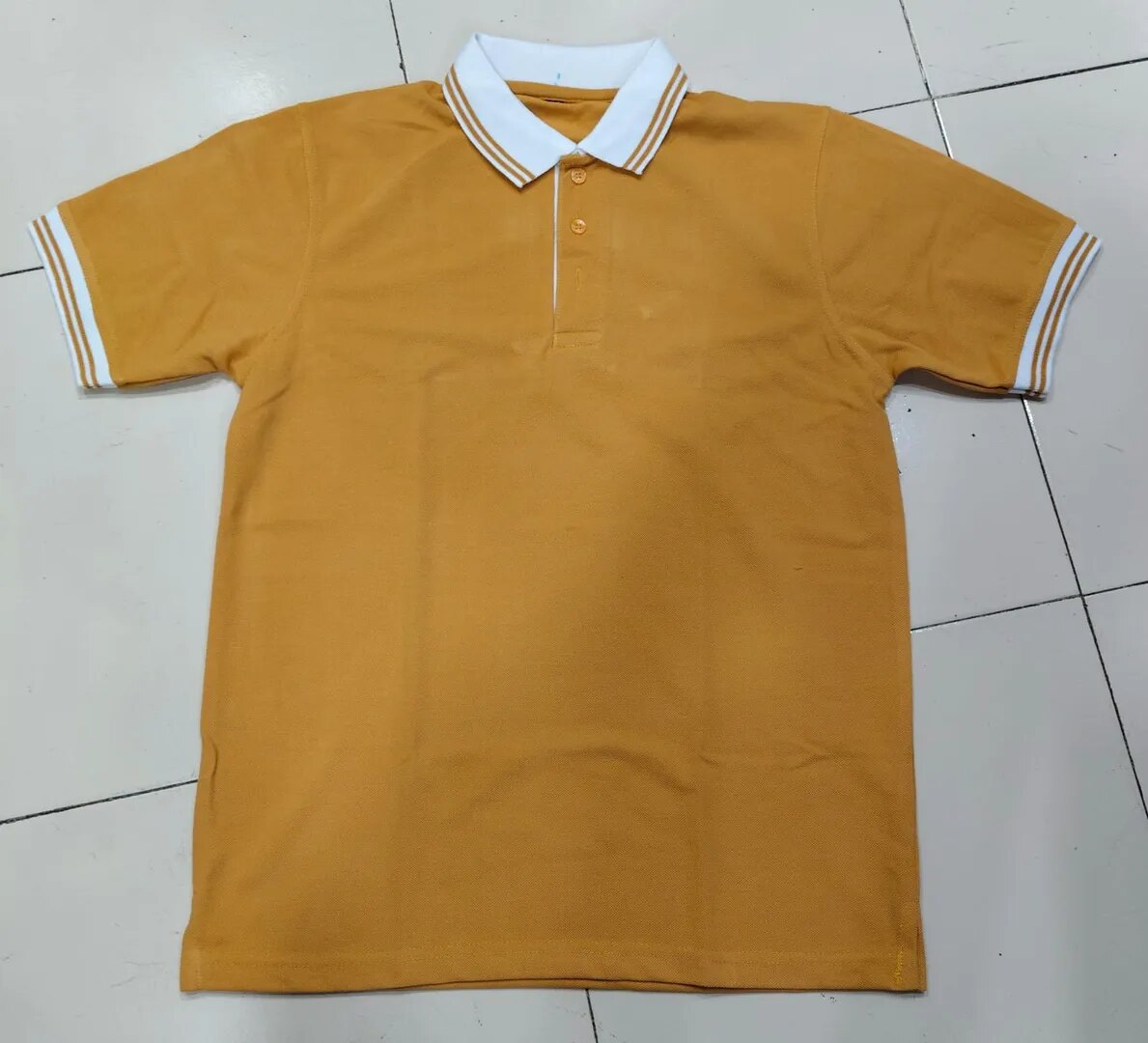 POLO T-SHIRT MUSTERD COLOUR image 1