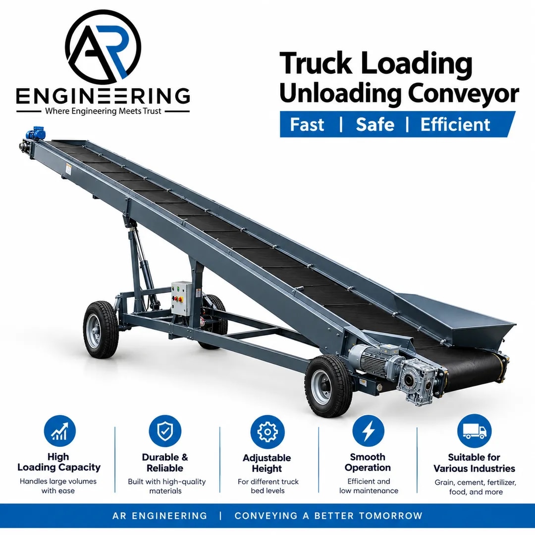 Truck Loading Conveyor with Stacker image 1