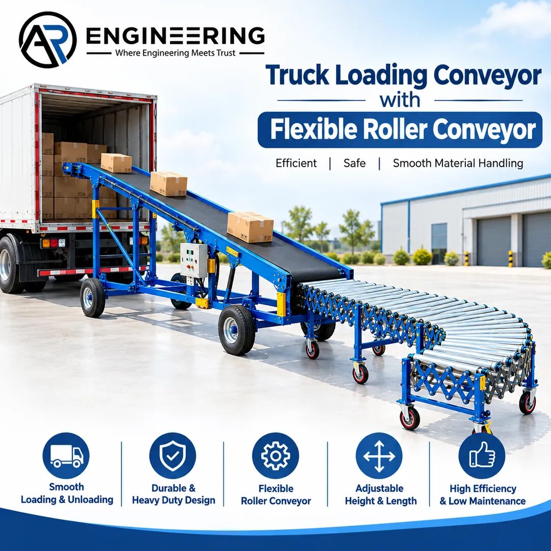 Truck Loading Conveyor with Flexible
Roller Conveyor image 1