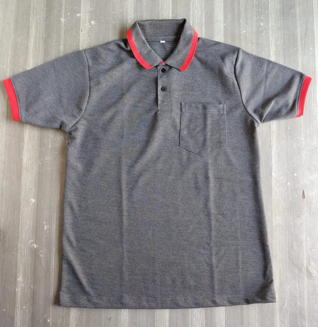 Cotton T-Shirt Charcoal Grey image 1