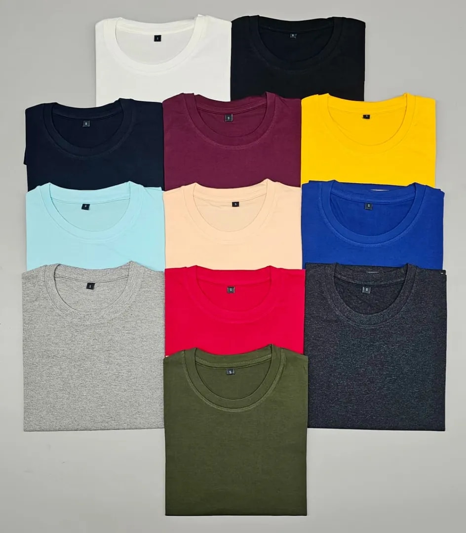 Round Neck Cotton T-Shirt image 1