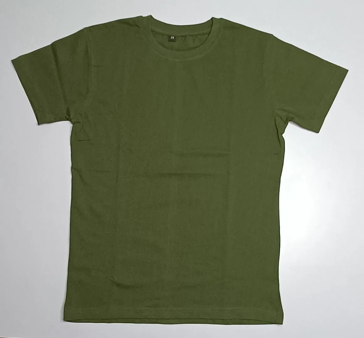 Round Neck Bottle Green T-Shirt image 1