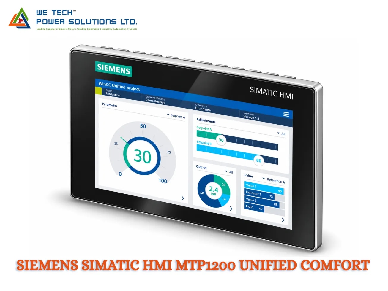 SIEMENS SIMATIC HMI MTP1200 UNIFIED COMFORT image 1