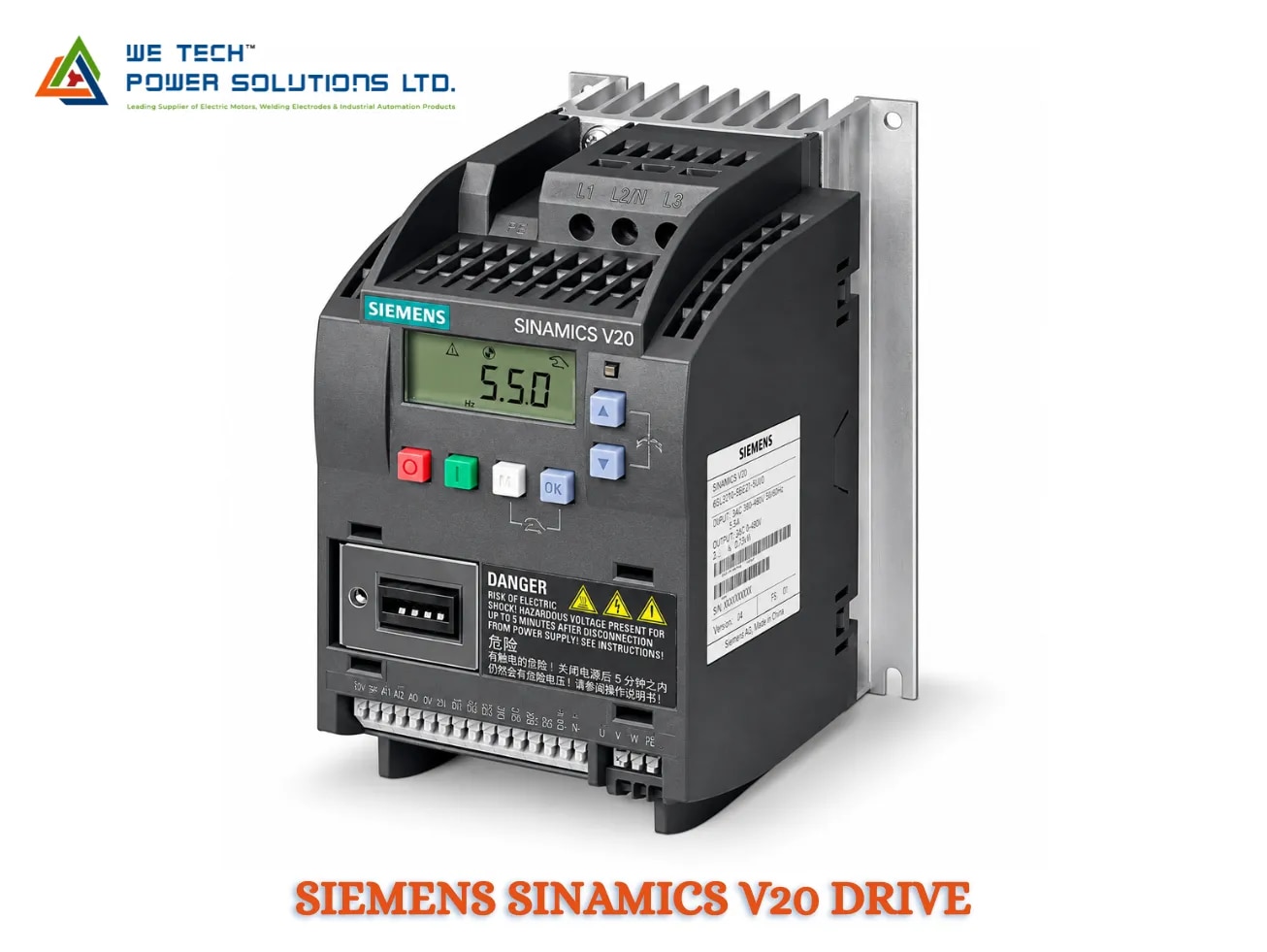 SIEMENS SINAMICS V20 DRIVE image 1