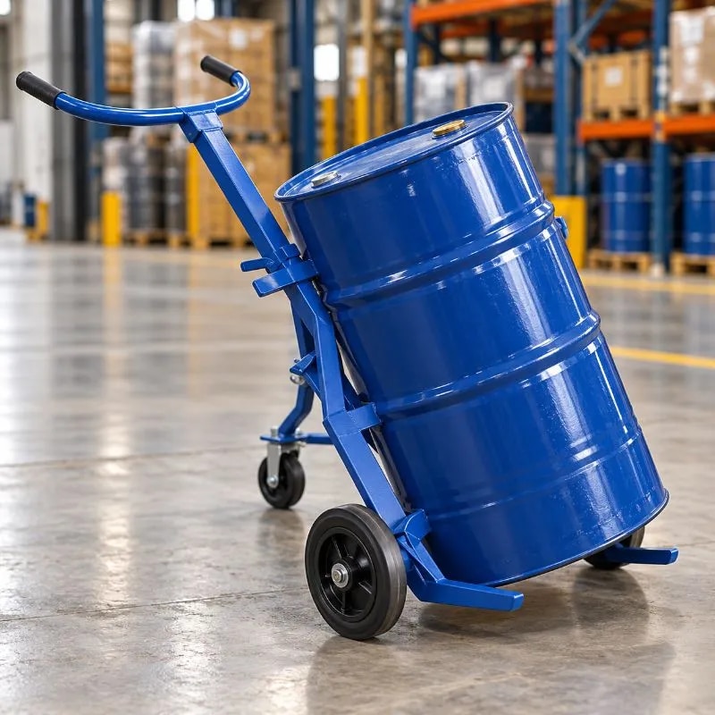 Manual Heavy Duty Drum Handling Trolley (300 kg Capacity) image 1